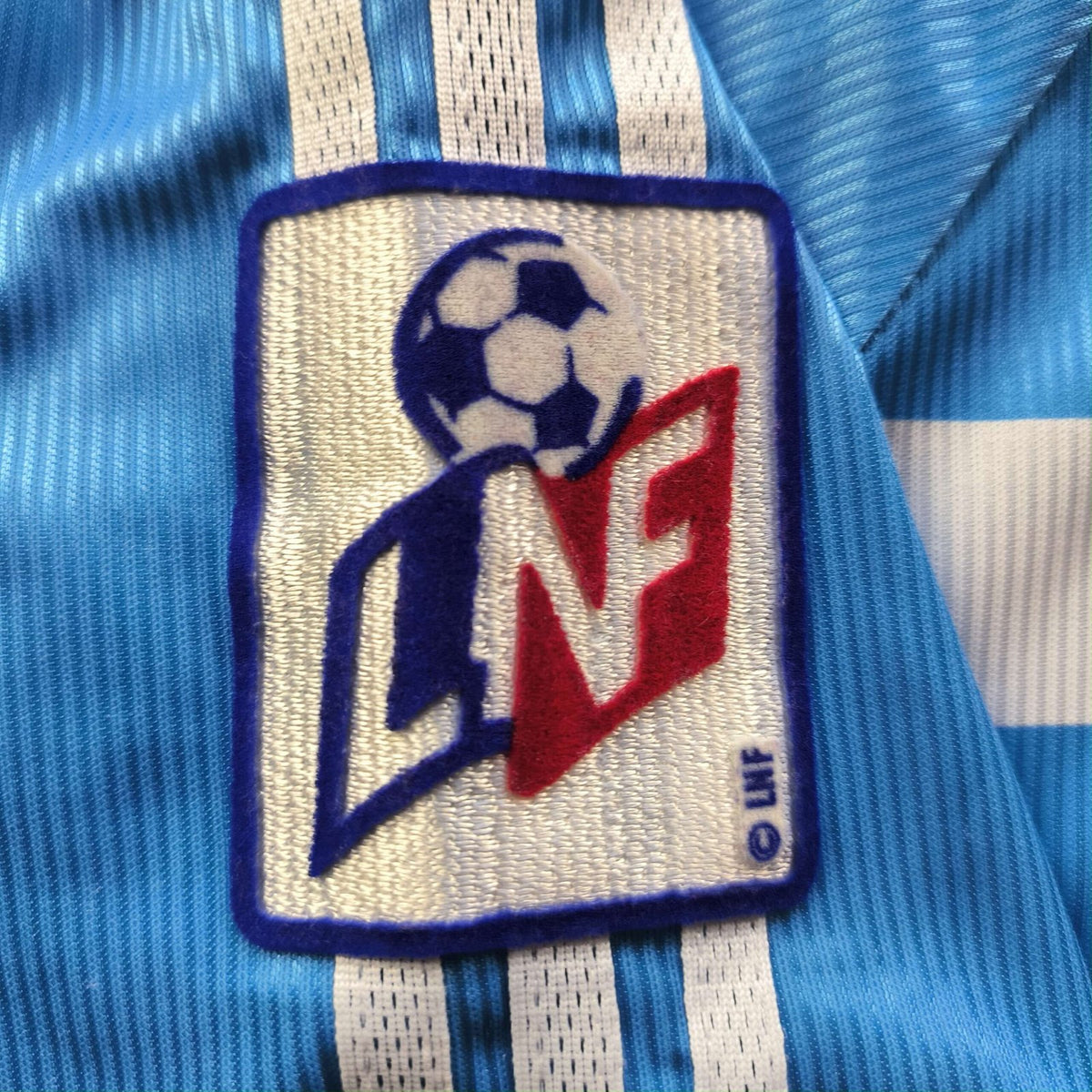 Strasbourg 1999-00 Adidas home football shirt size M