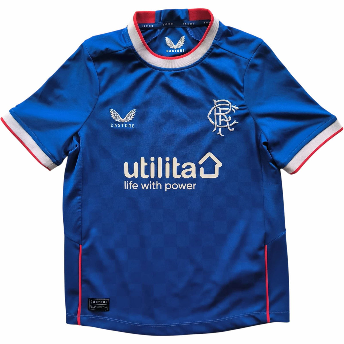Rangers 2022-23 Castore home football shirt size 152