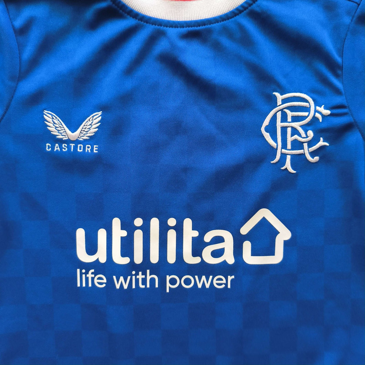 Rangers 2022-23 Castore home football shirt size 152