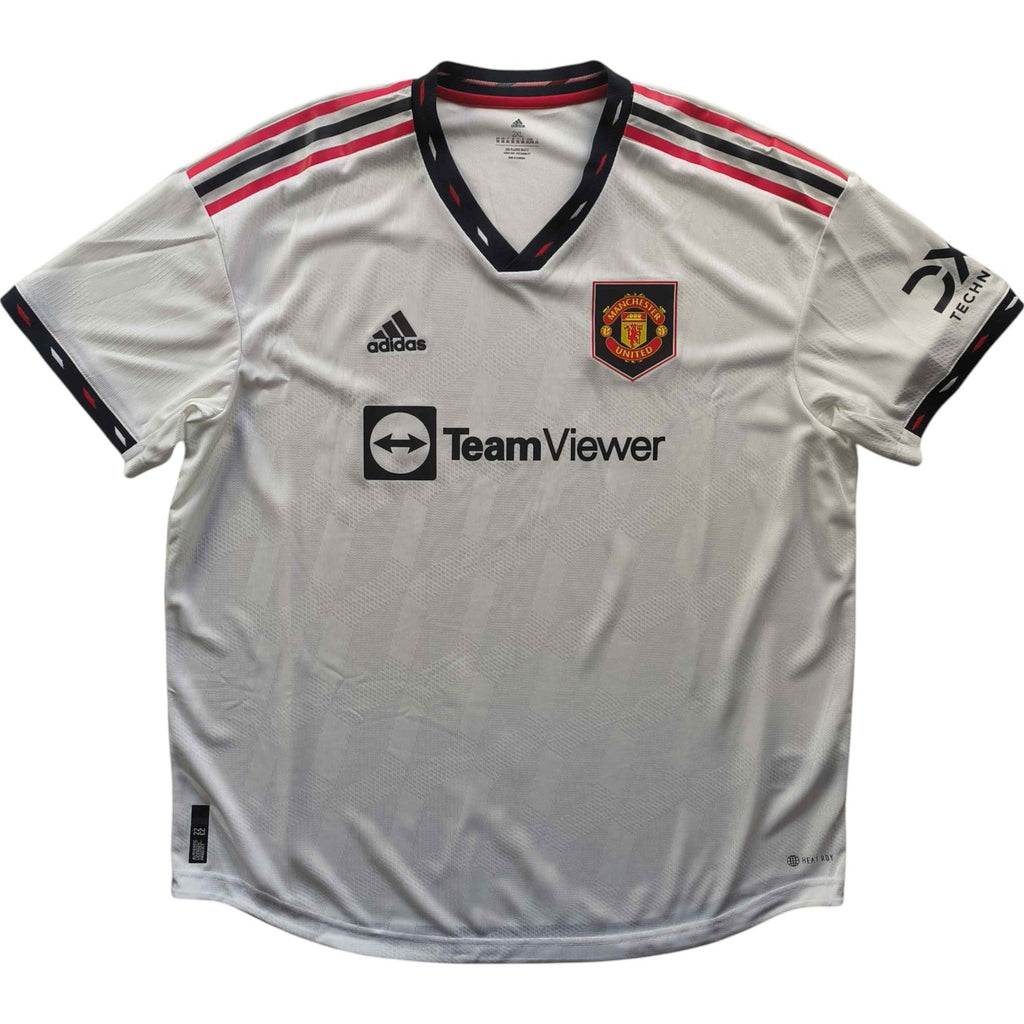 Manchester United 2022-23 Adidas vendég player issue foci mez XXL-es