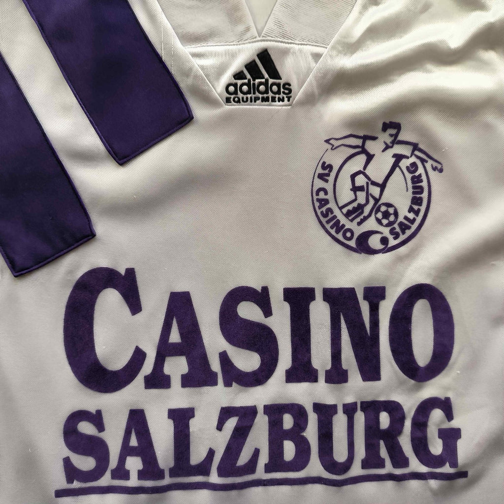 Casino Salzburg 1993-95 Adidas home football shirt size S