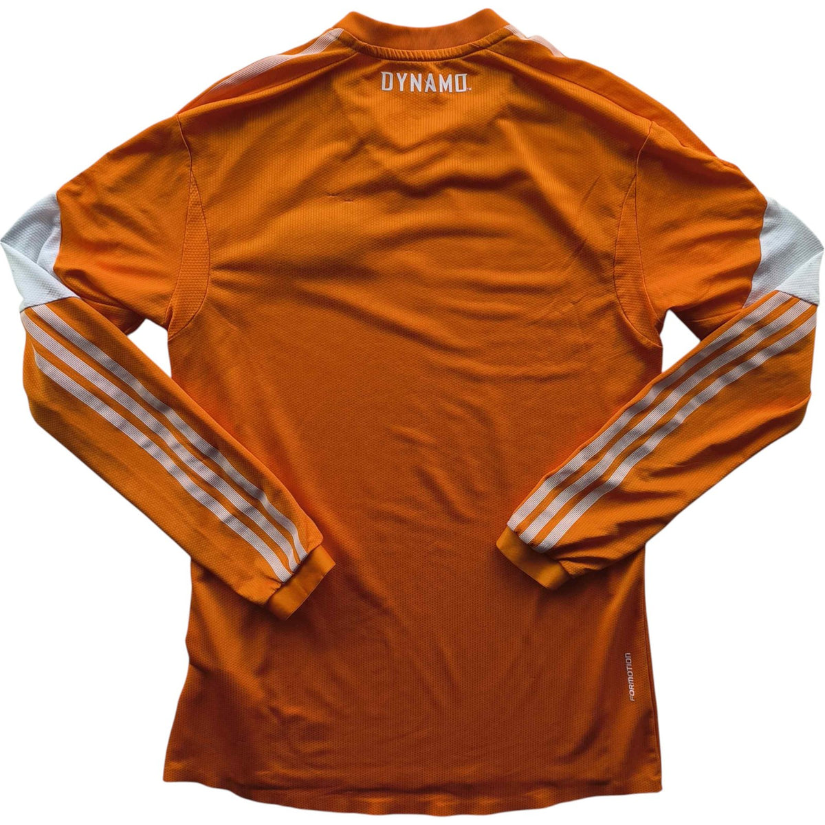 Houston Dynamo 2013-14 Adidas hazai hosszú ujjú Player Issue foci mez M-es