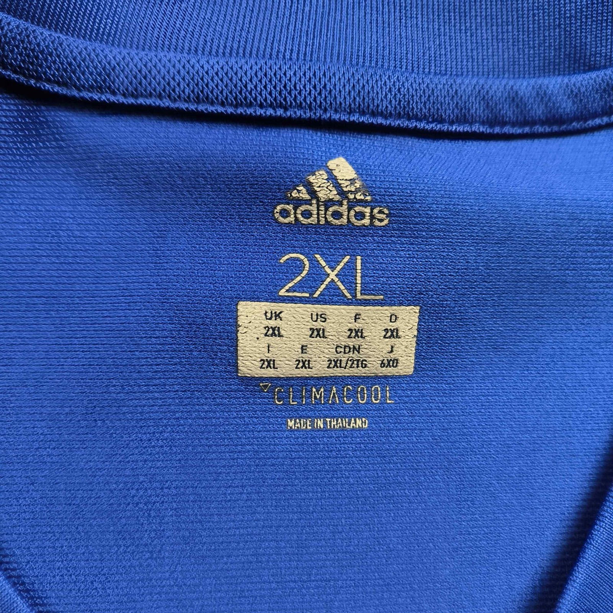 Cardiff City 2017-18 Adidas home football shirt size XXL
