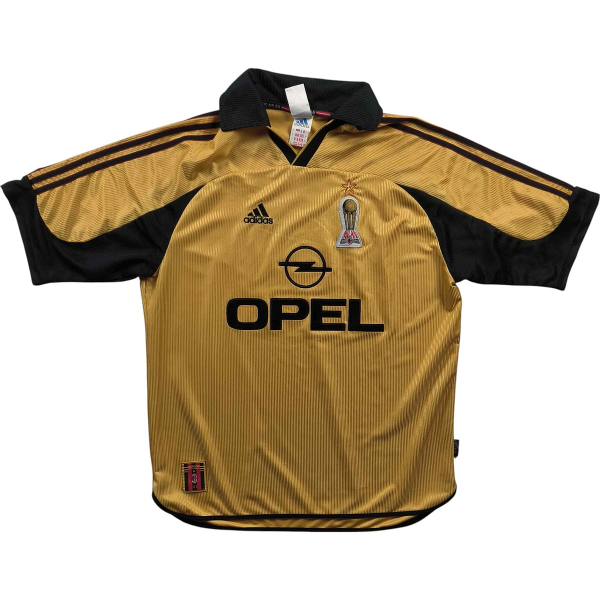 AC Milan 1999-2000 Adidas negyedik számú foci mez L-es
