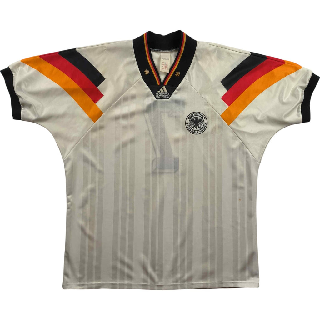 Németország 1992-94 Adidas hazai foci mez XL-es