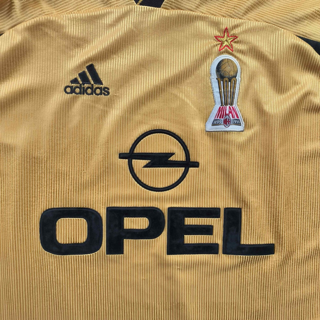AC Milan 1999-2000 Adidas negyedik számú foci mez L-es