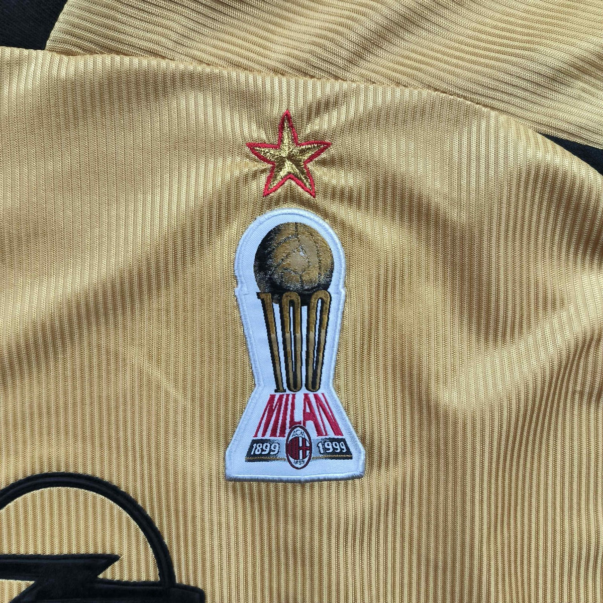AC Milan 1999-2000 Adidas negyedik számú foci mez L-es
