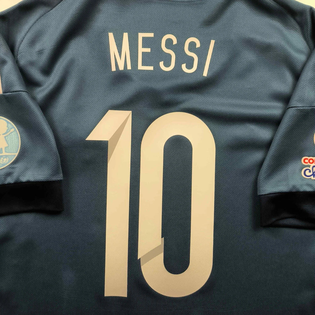 Argentína 2015-17 Adidas vendég Lionel Messi foci mez XL-es