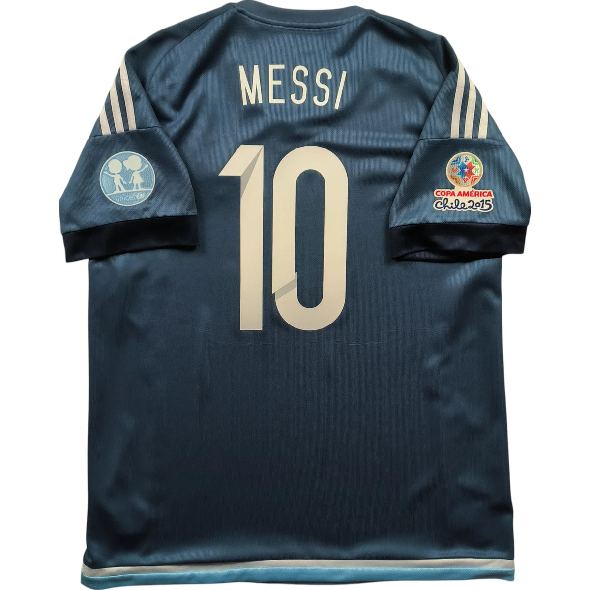 Argentína 2015-17 Adidas vendég Lionel Messi foci mez XL-es