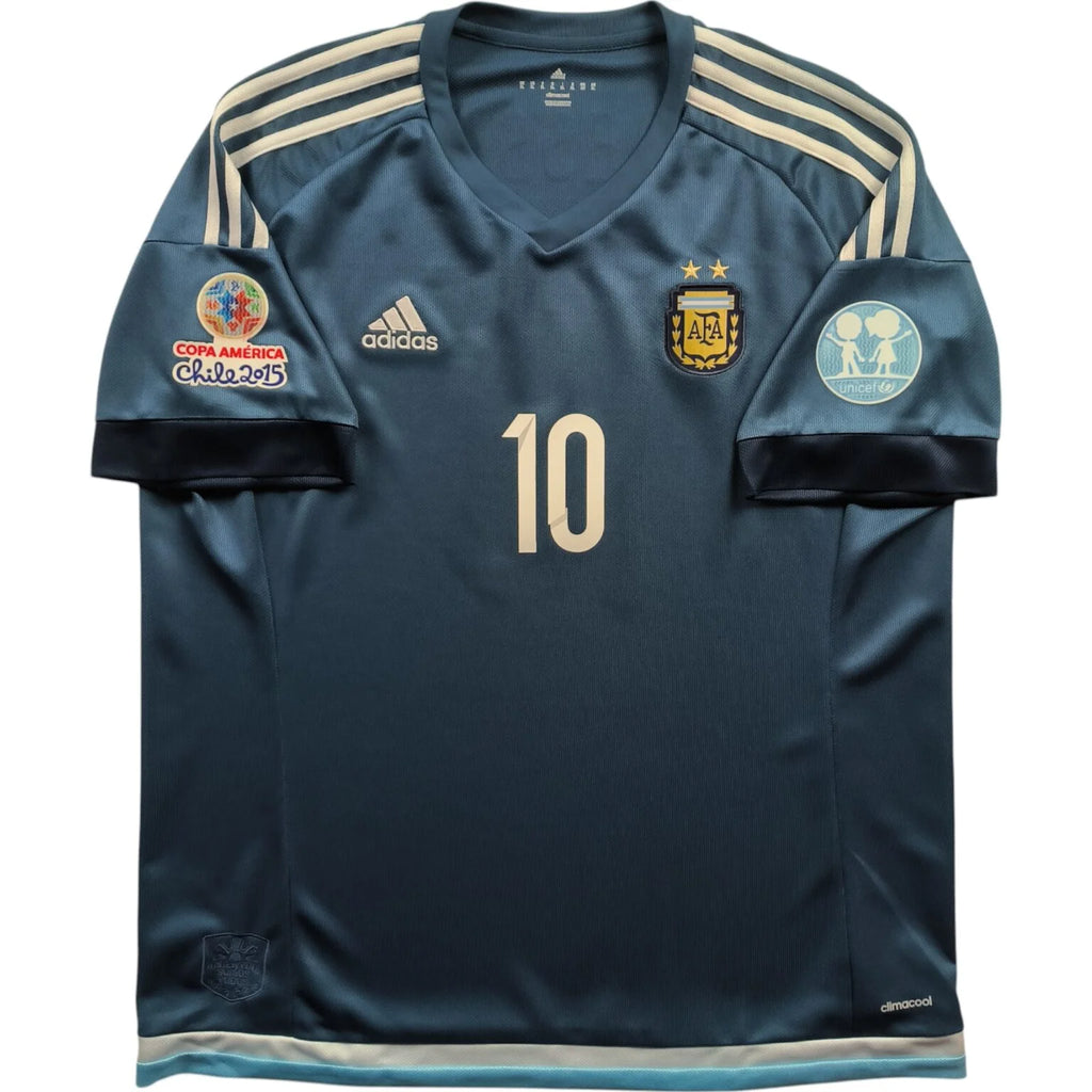Argentina 2015-17 Adidas away Lionel Messi football shirt size XL
