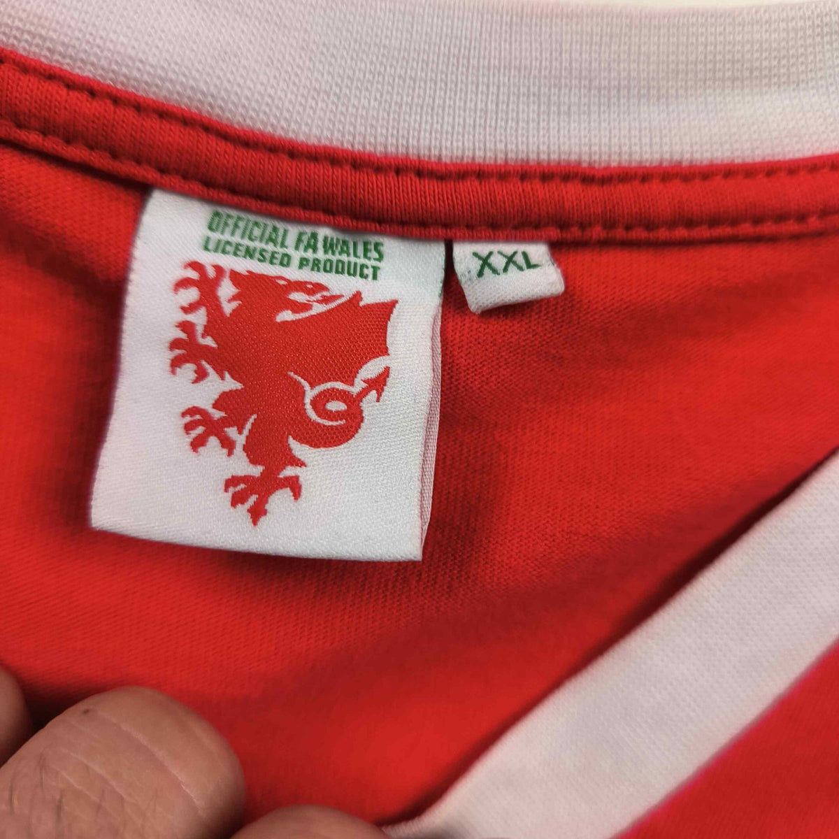 Wales 1956-57 hazai retro foci mez XXL-es