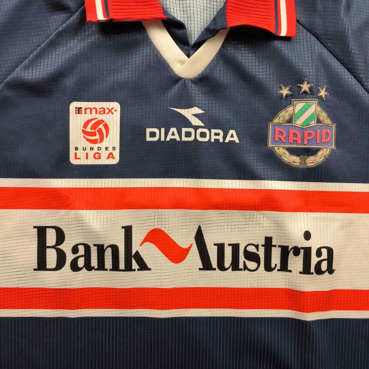 Rapid Wien 1998-99 Diadora vendég foci mez XL-es