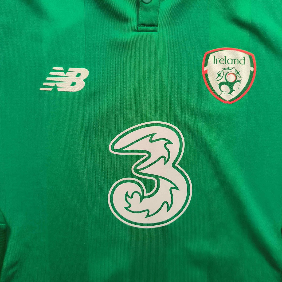 Ireland 2017-18 New Balance home „Sean #6” football shirt size 152