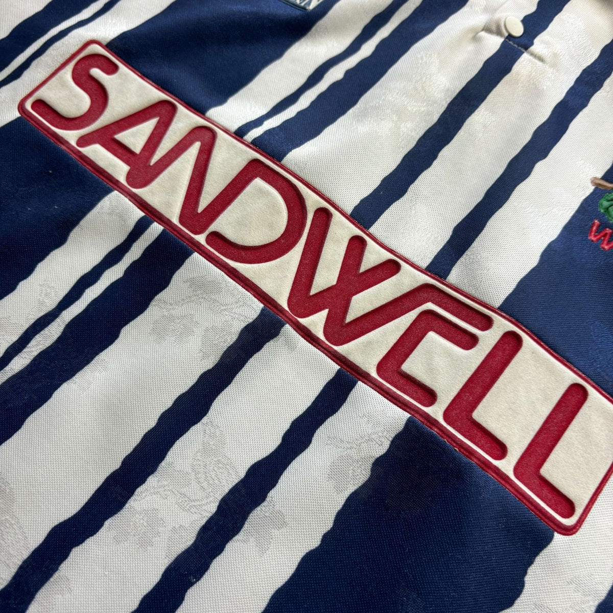 West Bromwich Albion 1992-93 home football shirt size L