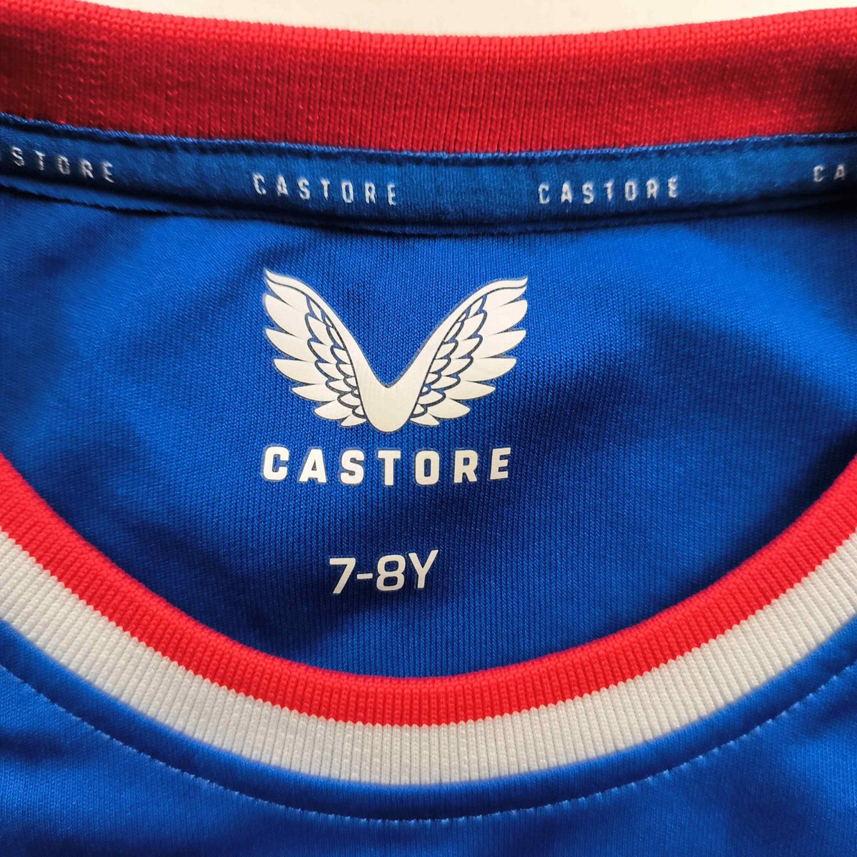 Rangers 2022-23 Castore hazai foci mez gyerek 7-8 éves