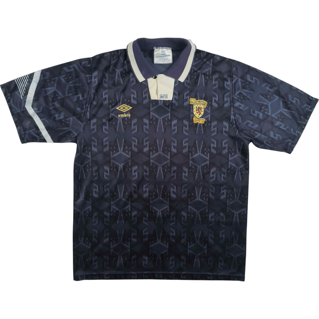 Scotland 1991-93 Umbro home football shirt size M