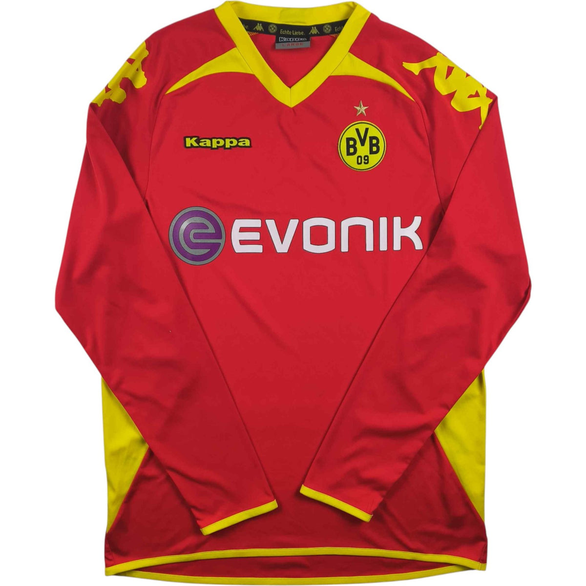 Borussia Dortmund 2011-12 Kappa goalkeeper football shirt size L