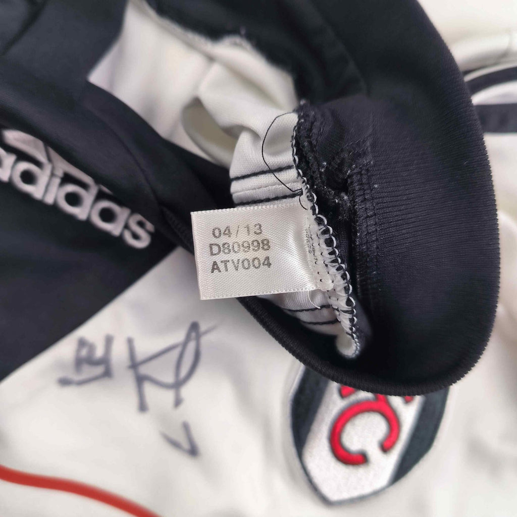 Fulham 2013-14 Adidas hazai #18 *Aláírt* foci mez L-es