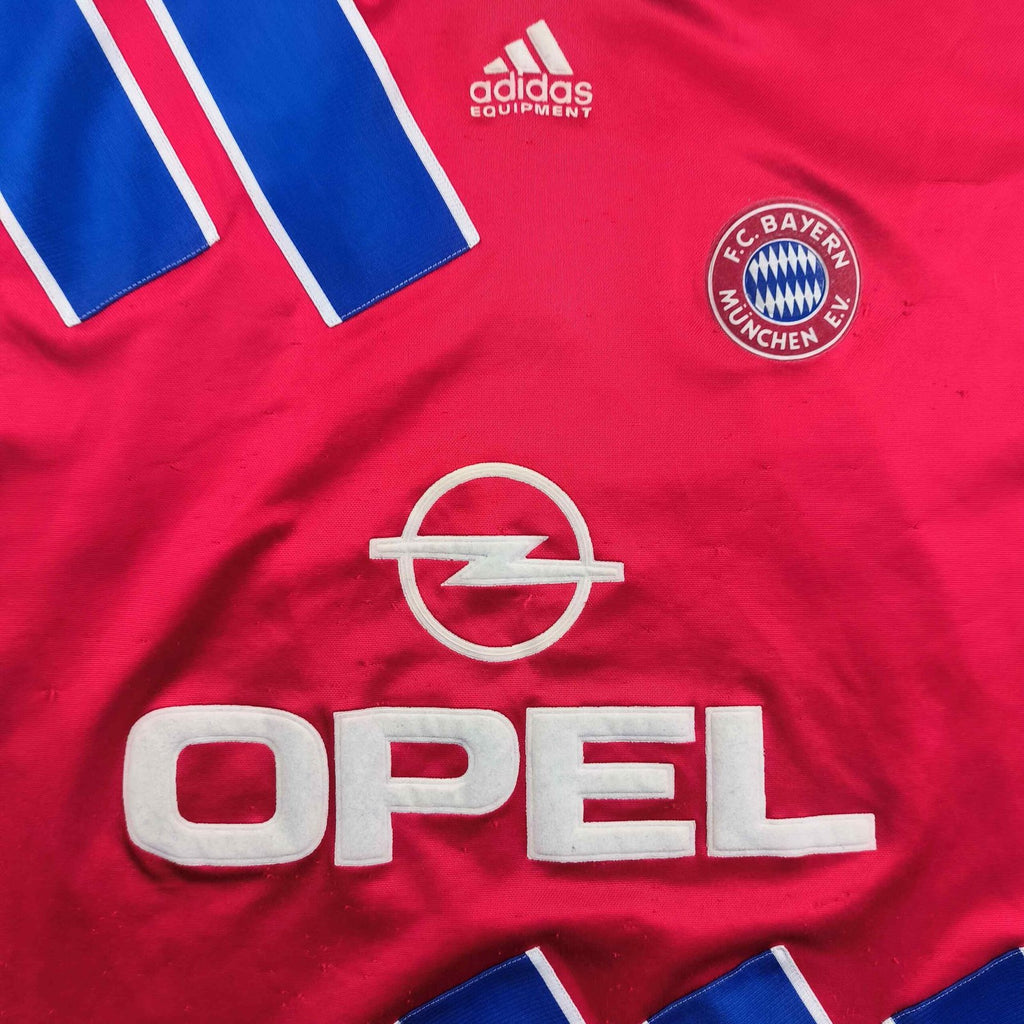 Bayern München 1993-95 Adidas home #9 football shirt size M