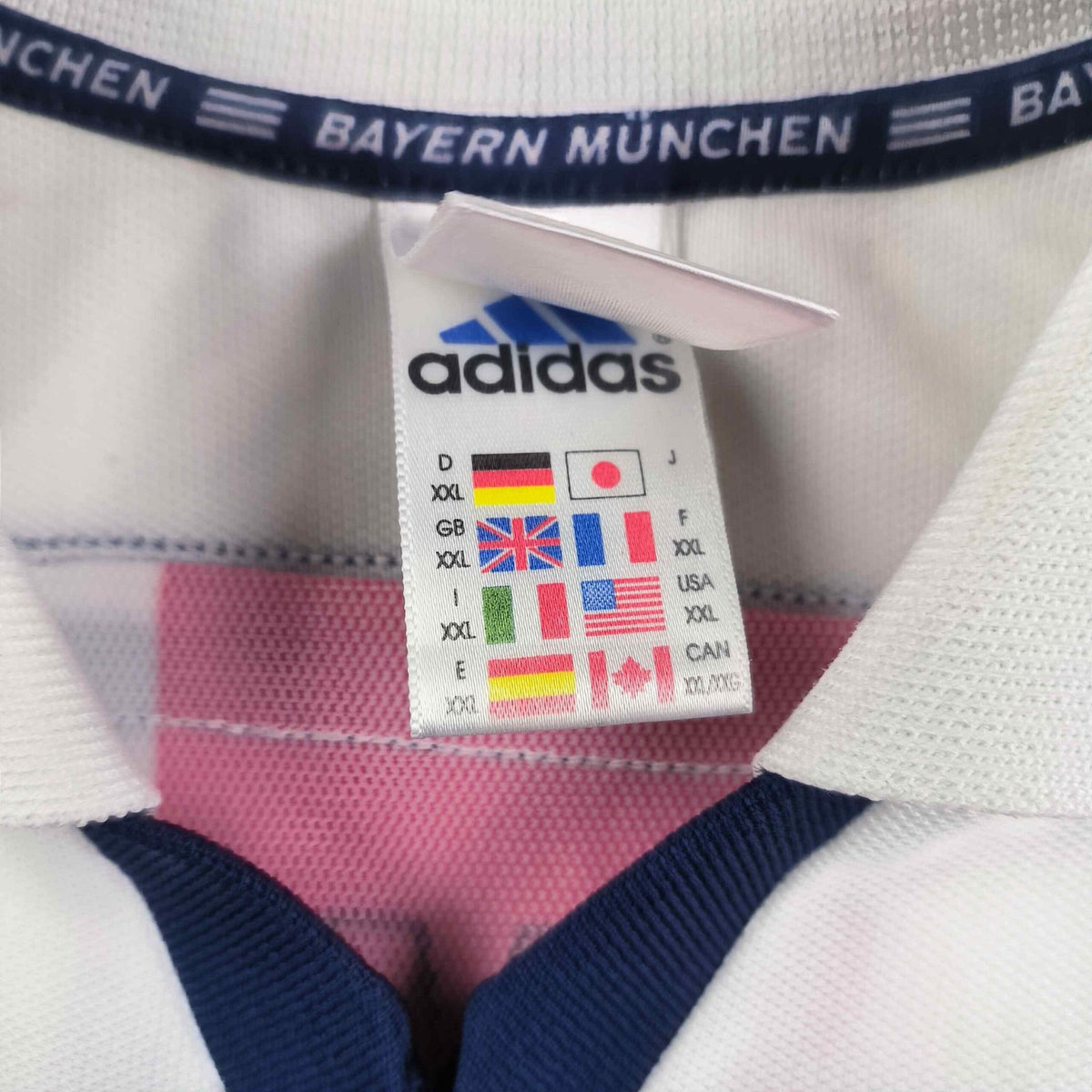Bayern München 2000-02 Adidas away football shirt size XXL