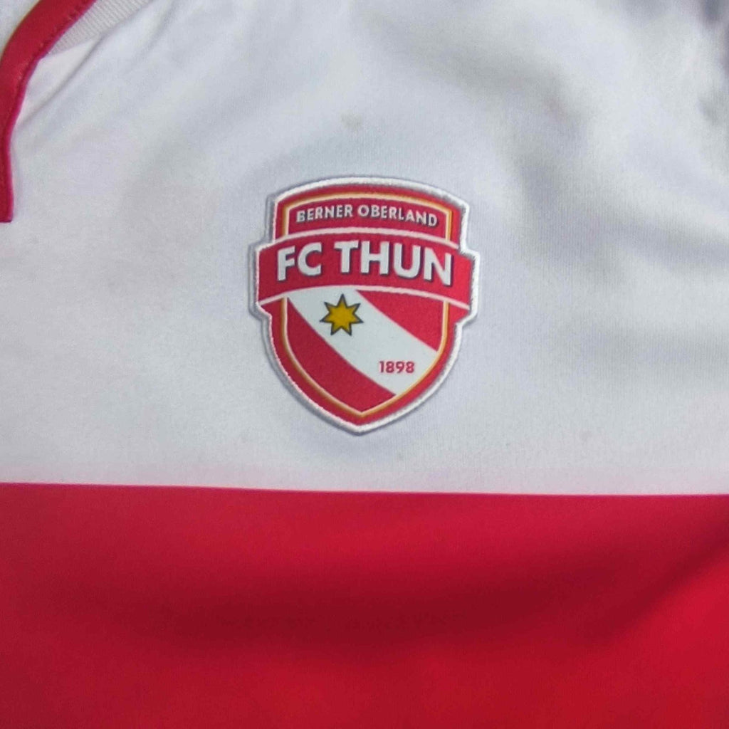 FC Thun 2020-21 Macron home Dominik Schwizer football shirt size 152
