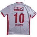 FC Thun 2020-21 Macron home Dominik Schwizer football shirt size 152