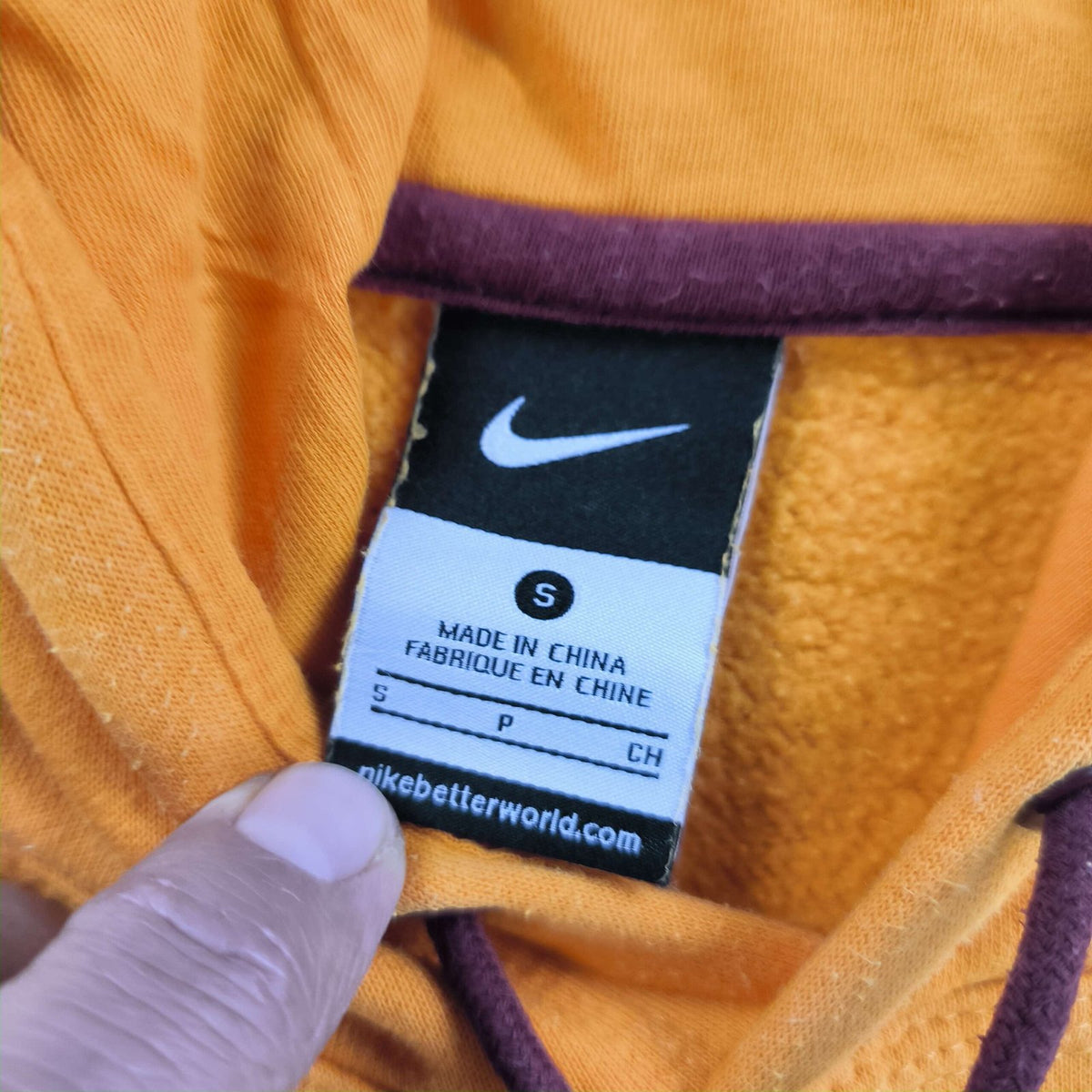 AS Roma 2015-16 Nike kapucnis felső S-es