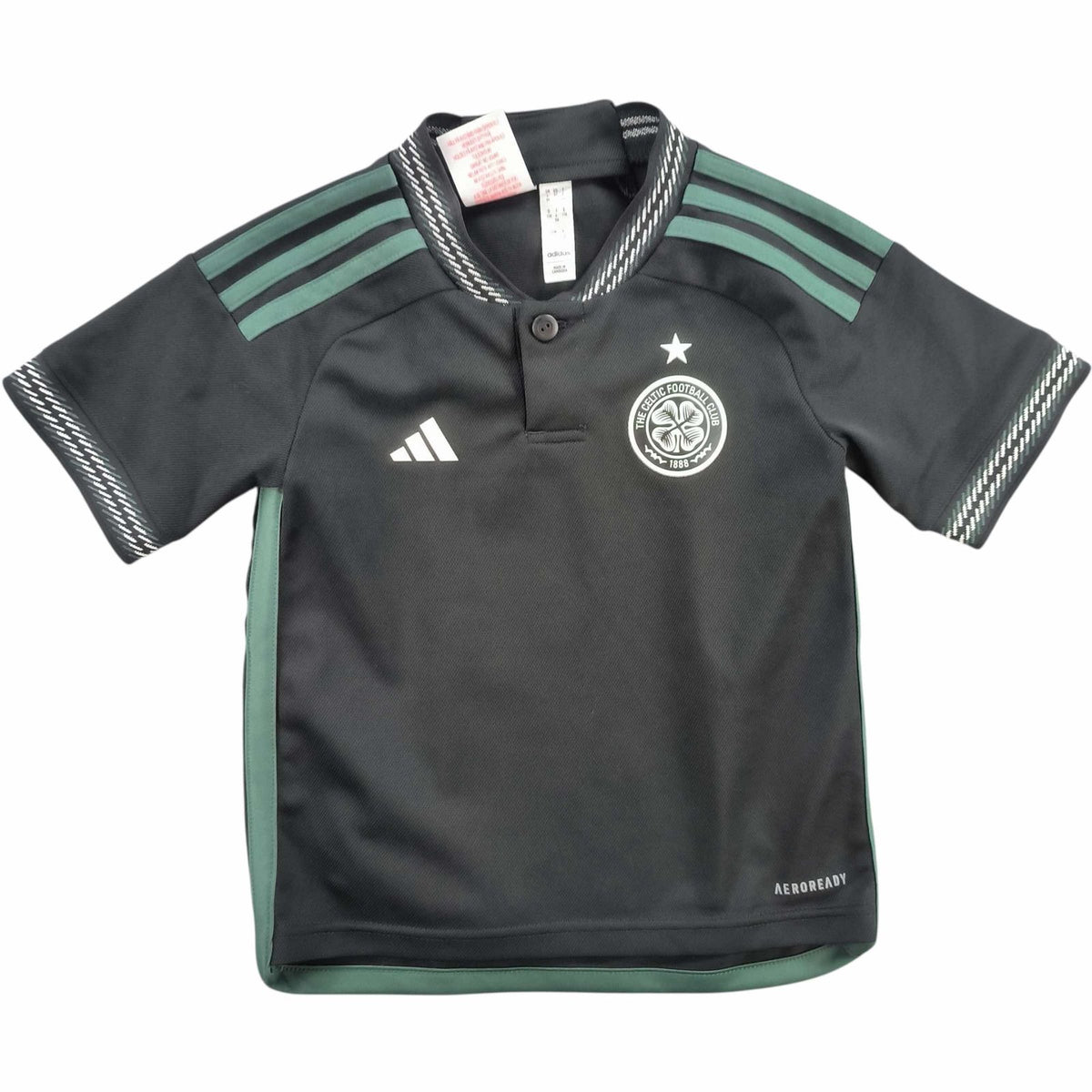Celtic 2023-24 Adidas vendég foci mez gyerek 110-es