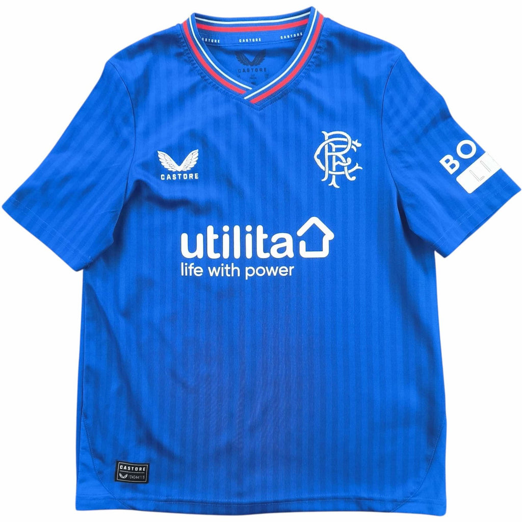 Rangers 2023-24 Castore home Todd Cantwell football shirt size 152