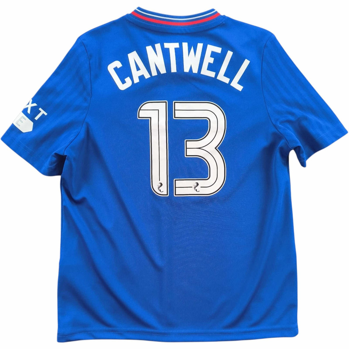 Rangers 2023-24 Castore home Todd Cantwell football shirt size 152
