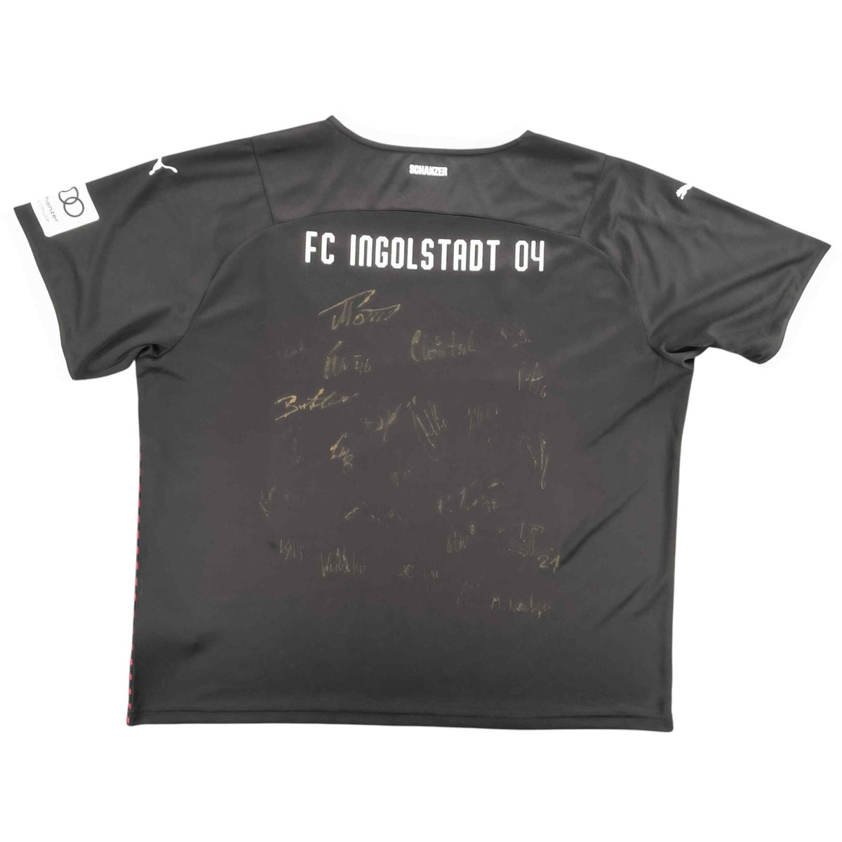 Ingolstadt 2021-22 Puma hazai *Új* *Aláírt* foci mez 3XL-es