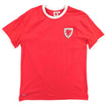 Wales home retro football shirt size L