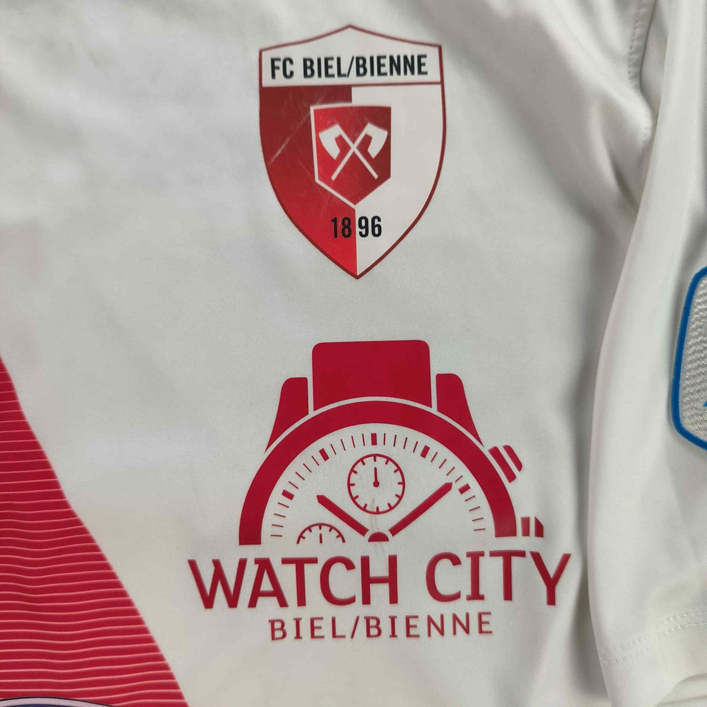 FC Biel-Bienne 2015-16 Nike hazai Fabian Stoller *Aláírt* foci mez M-es