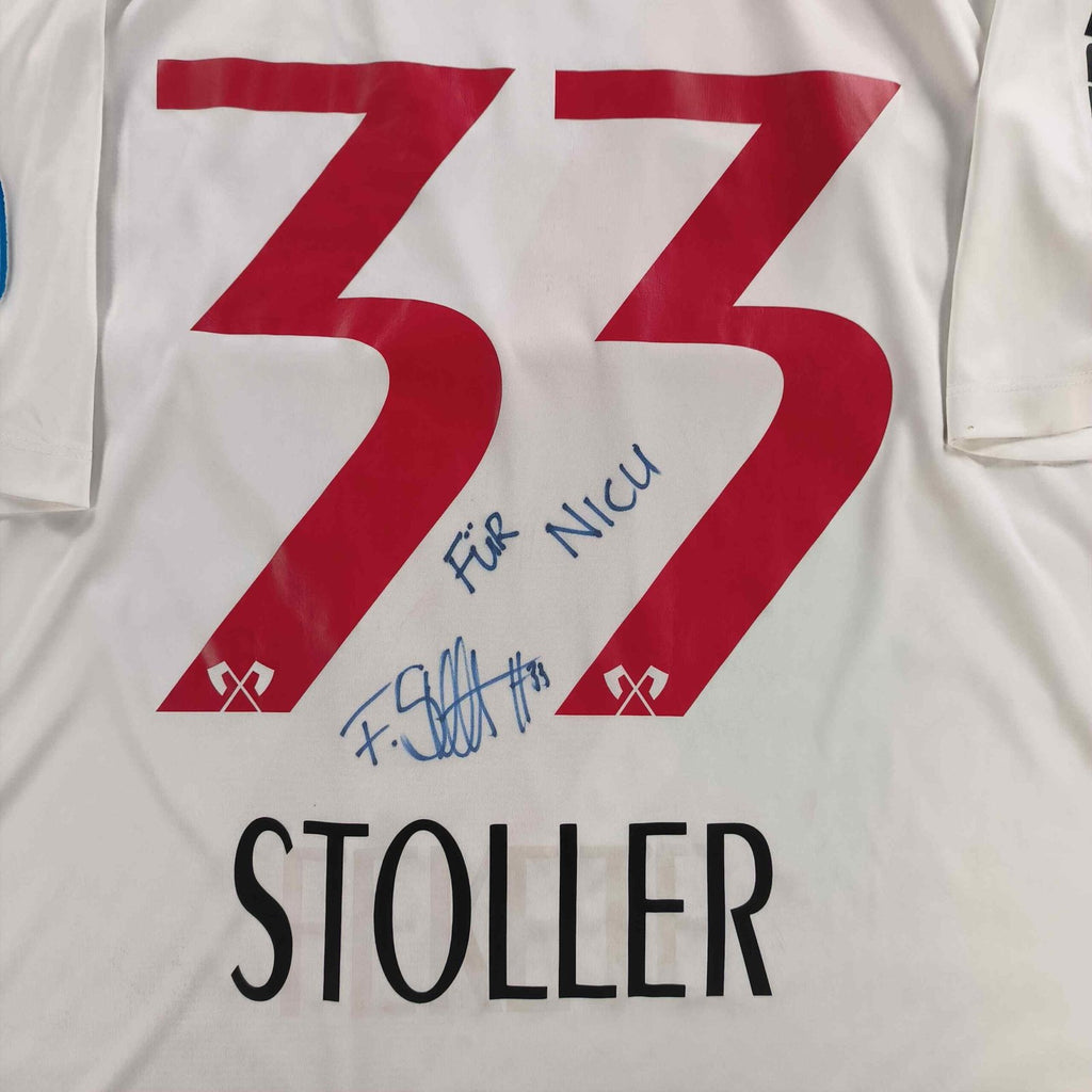 FC Biel-Bienne 2015-16 Nike hazai Fabian Stoller *Aláírt* foci mez M-es