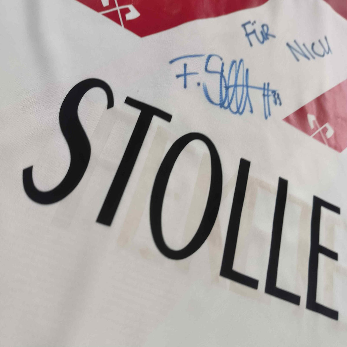 FC Biel-Bienne 2015-16 Nike hazai Fabian Stoller *Aláírt* foci mez M-es