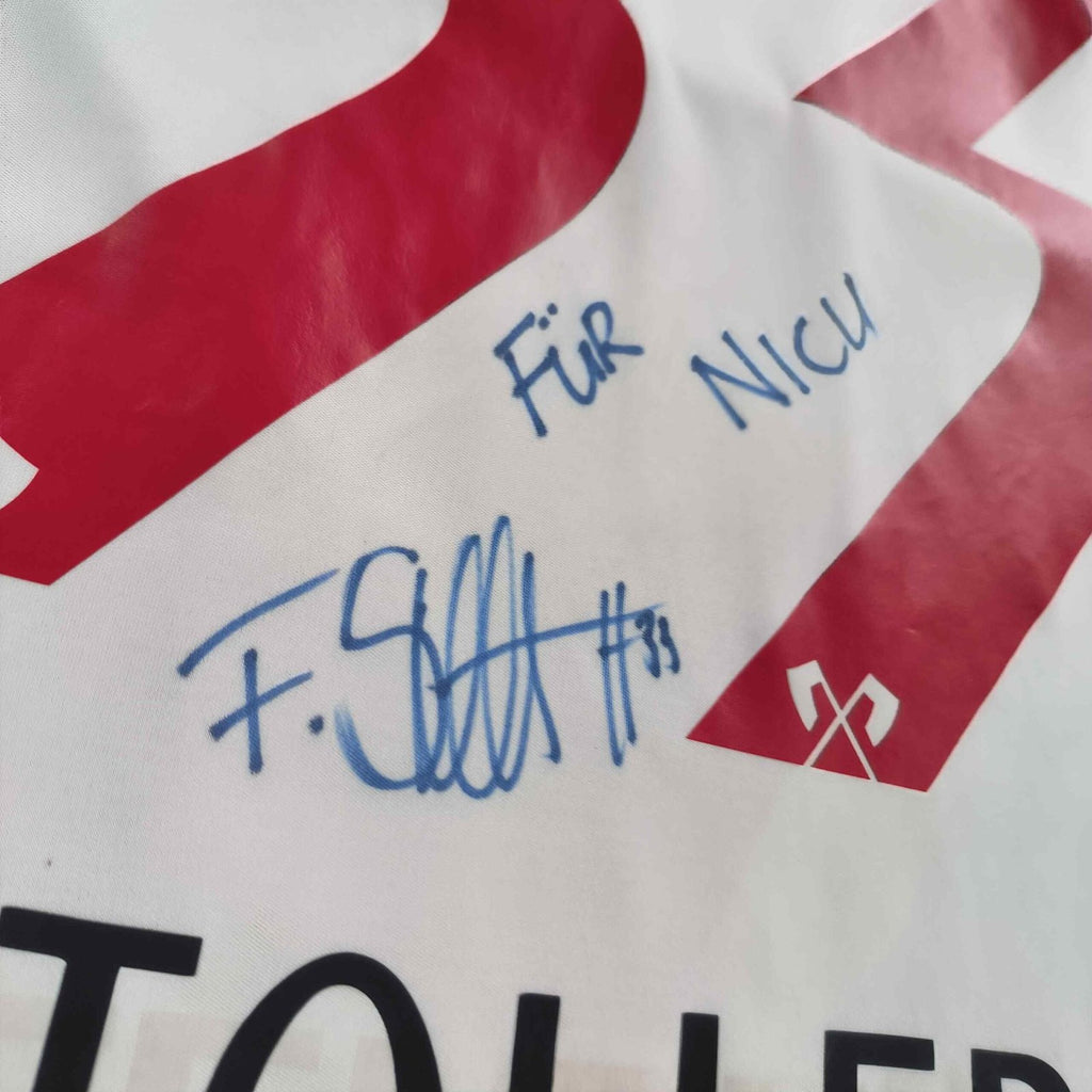 FC Biel-Bienne 2015-16 Nike hazai Fabian Stoller *Aláírt* foci mez M-es