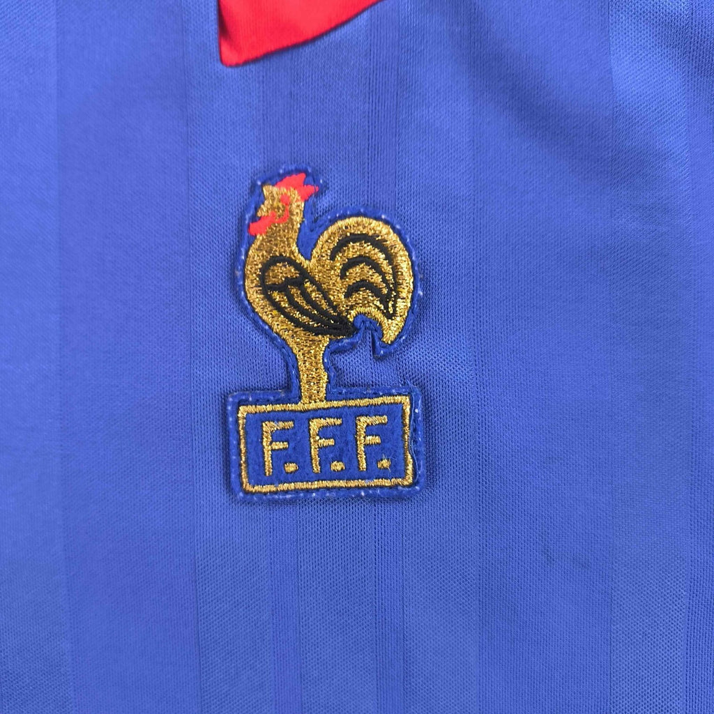 Franciaország 1992-94 Adidas hazai foci mez XL-es