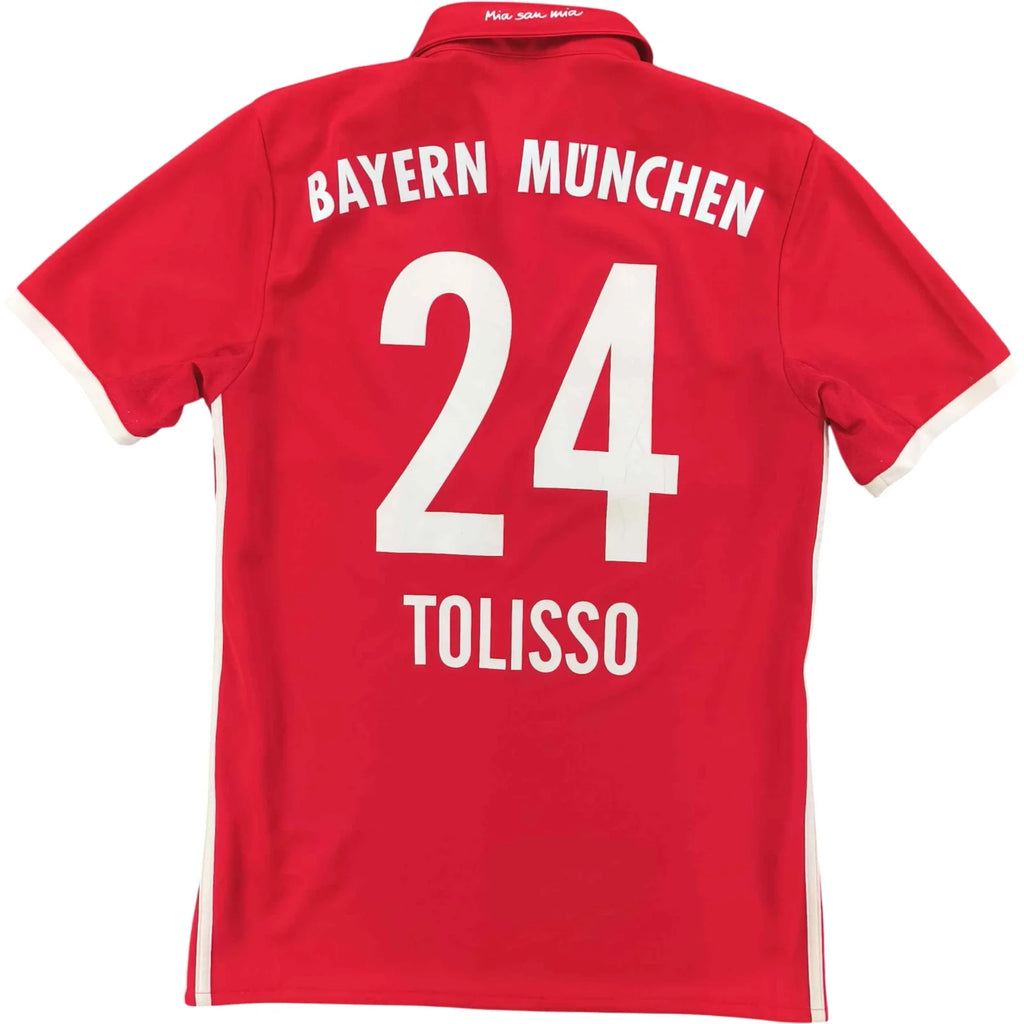 Bayern München 2016-17 Adidas home Corentin Tolisso football shirt size XS