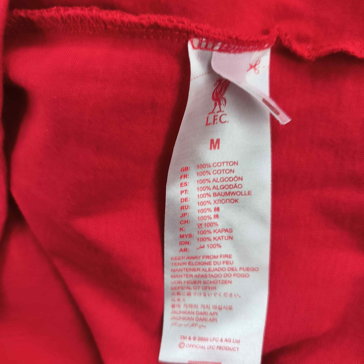 Liverpool 2019-20 Champions foci póló M-es
