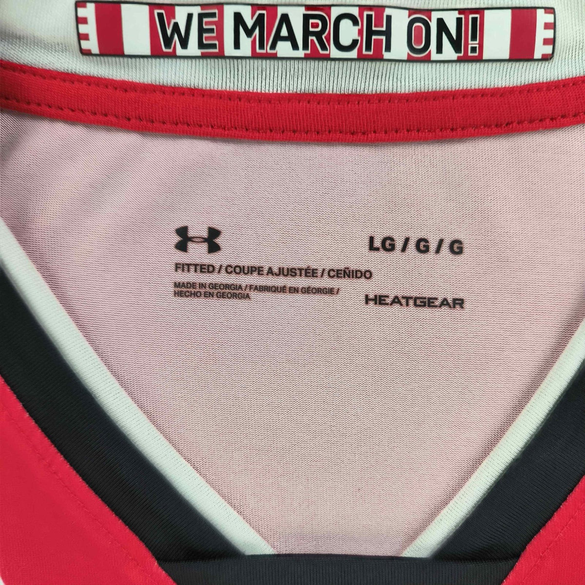 Southampton 2020-21 Under Armour home football shirt size L