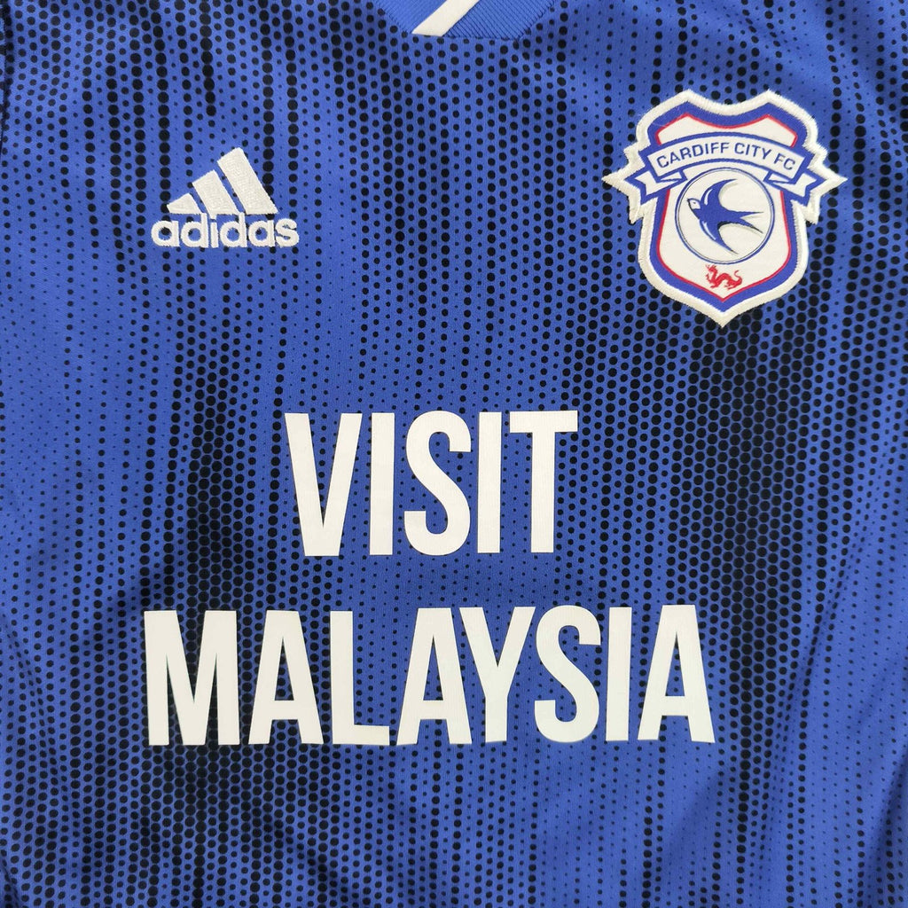 Cardiff City 2019-20 Adidas home „Reese” football shirt size 128