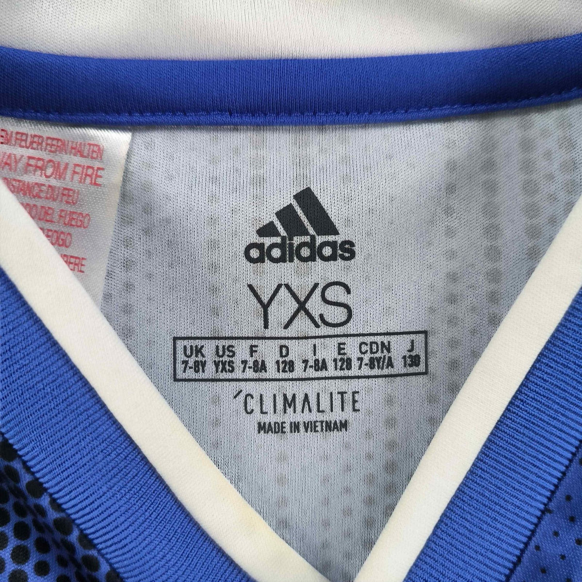 Cardiff City 2019-20 Adidas home „Reese” football shirt size 128