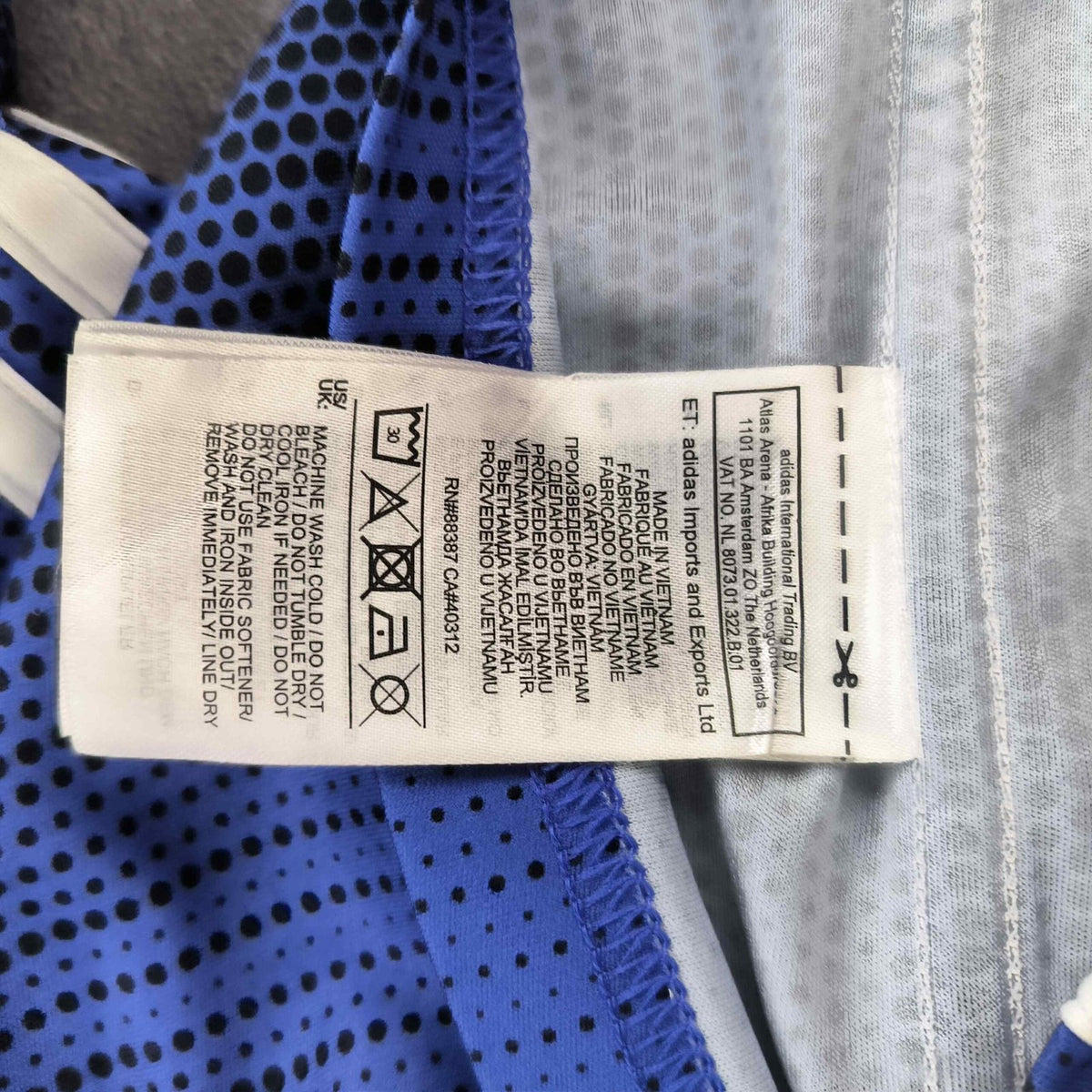 Cardiff City 2019-20 Adidas home „Reese” football shirt size 128