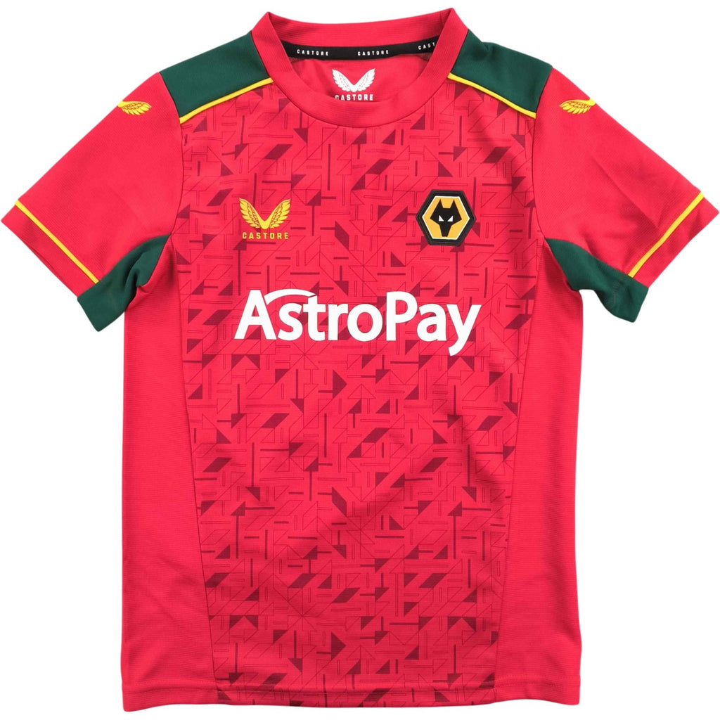 Wolverhampton Wanderers 2023-24 Castore away football shirt size 140