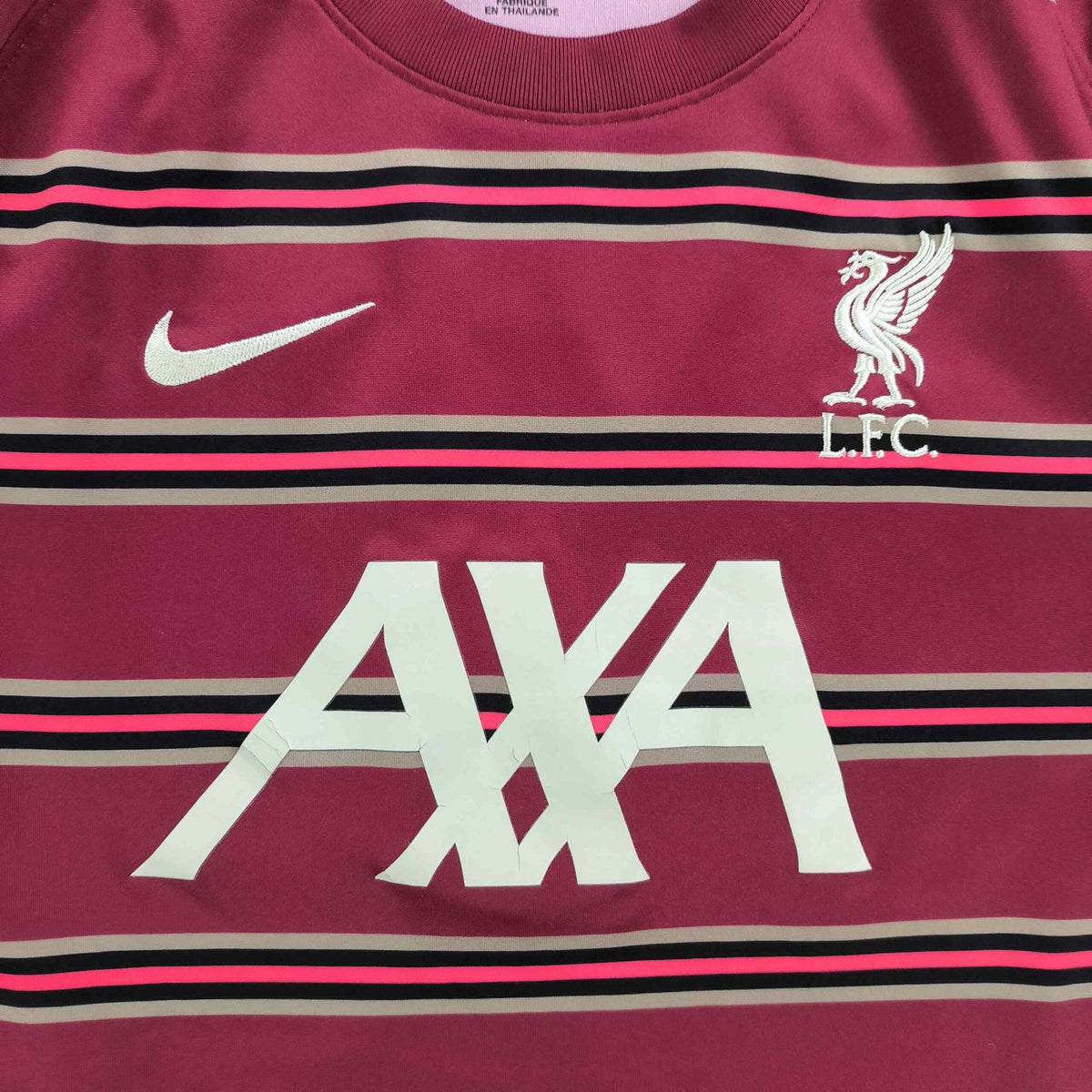 Liverpool 2021-22 Nike pre-match training football shirt size S