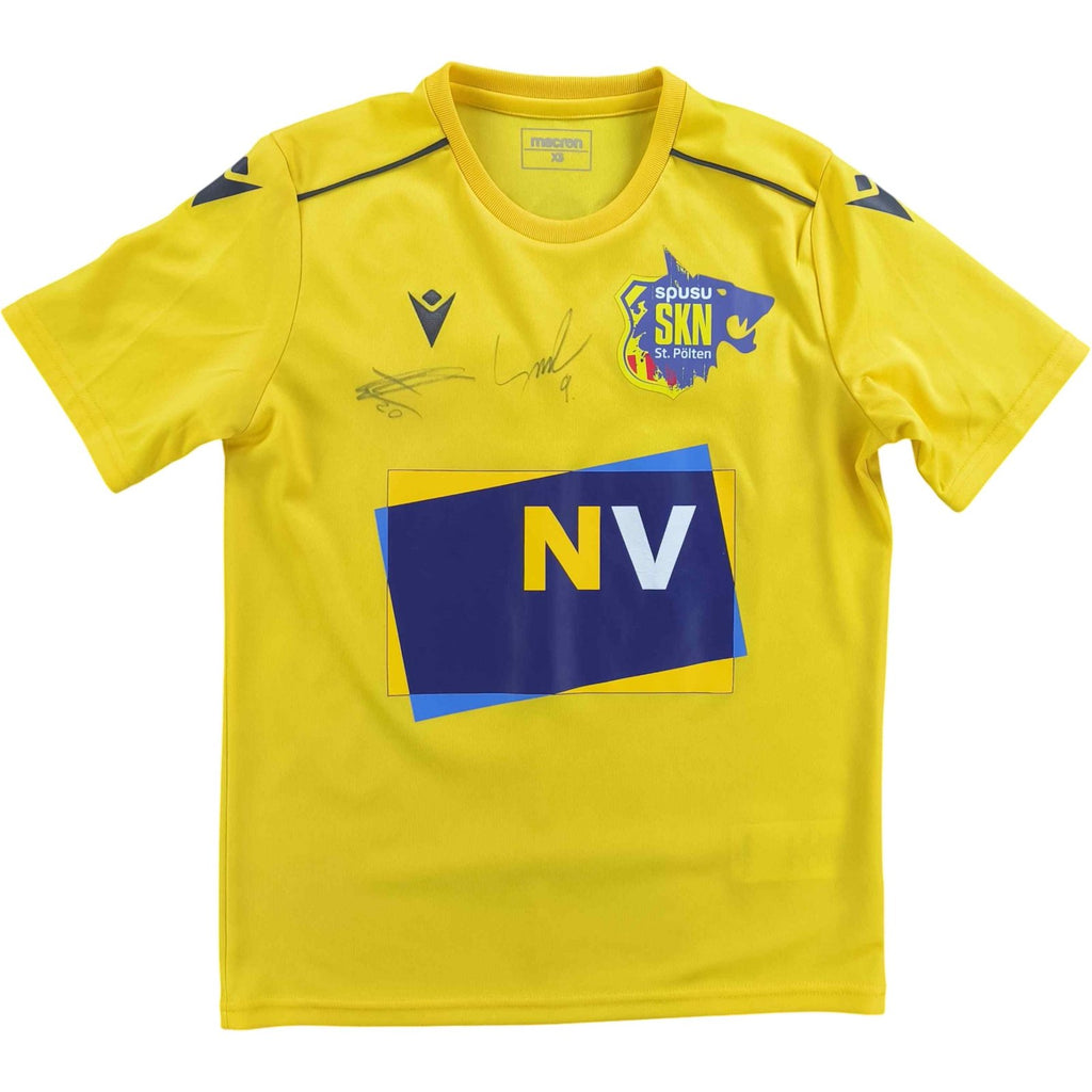 St. Pölten 2019-20 Macron training *Signed* football shirt size XS