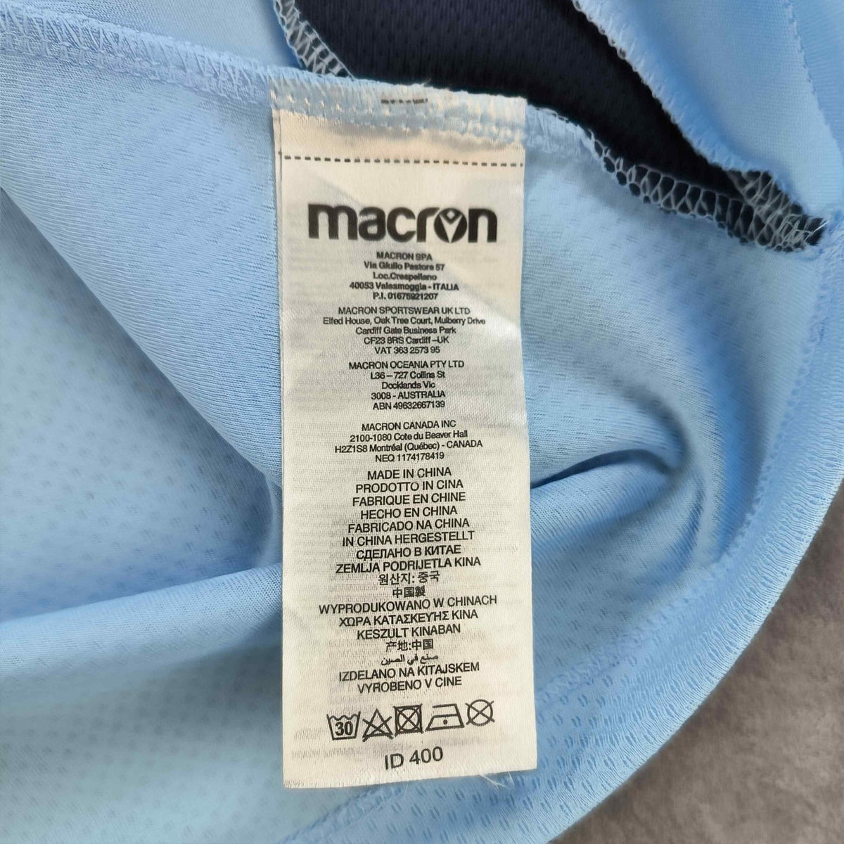 Club Brugge Macron training football shirt size 4XL
