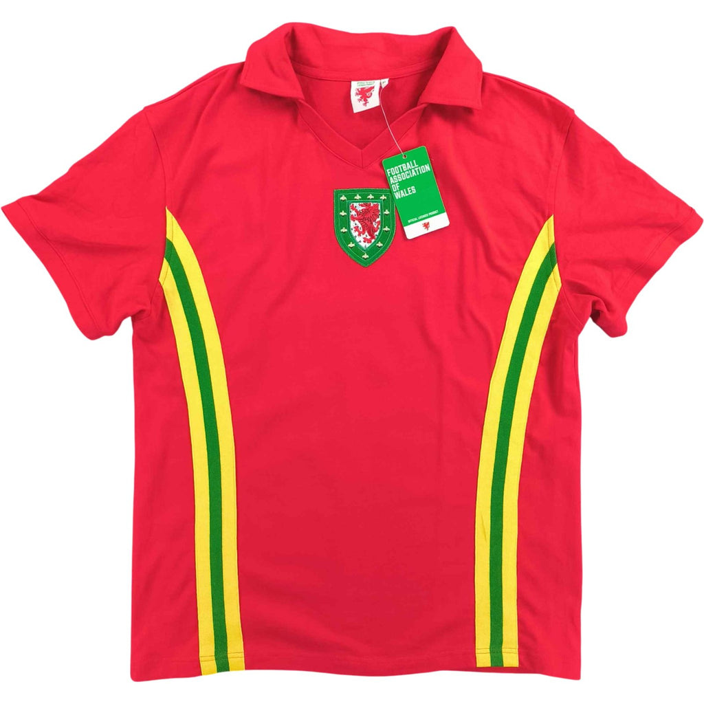 Wales 1976 home retro *NEW* football shirt size XL