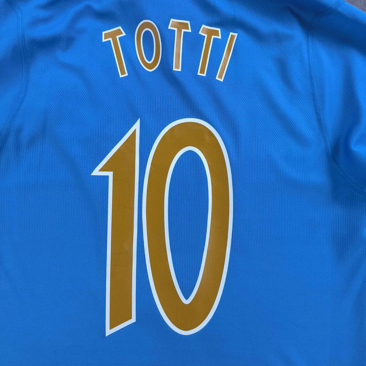 Olaszország 2003-04 Puma hazai Francesco Totti foci mez S