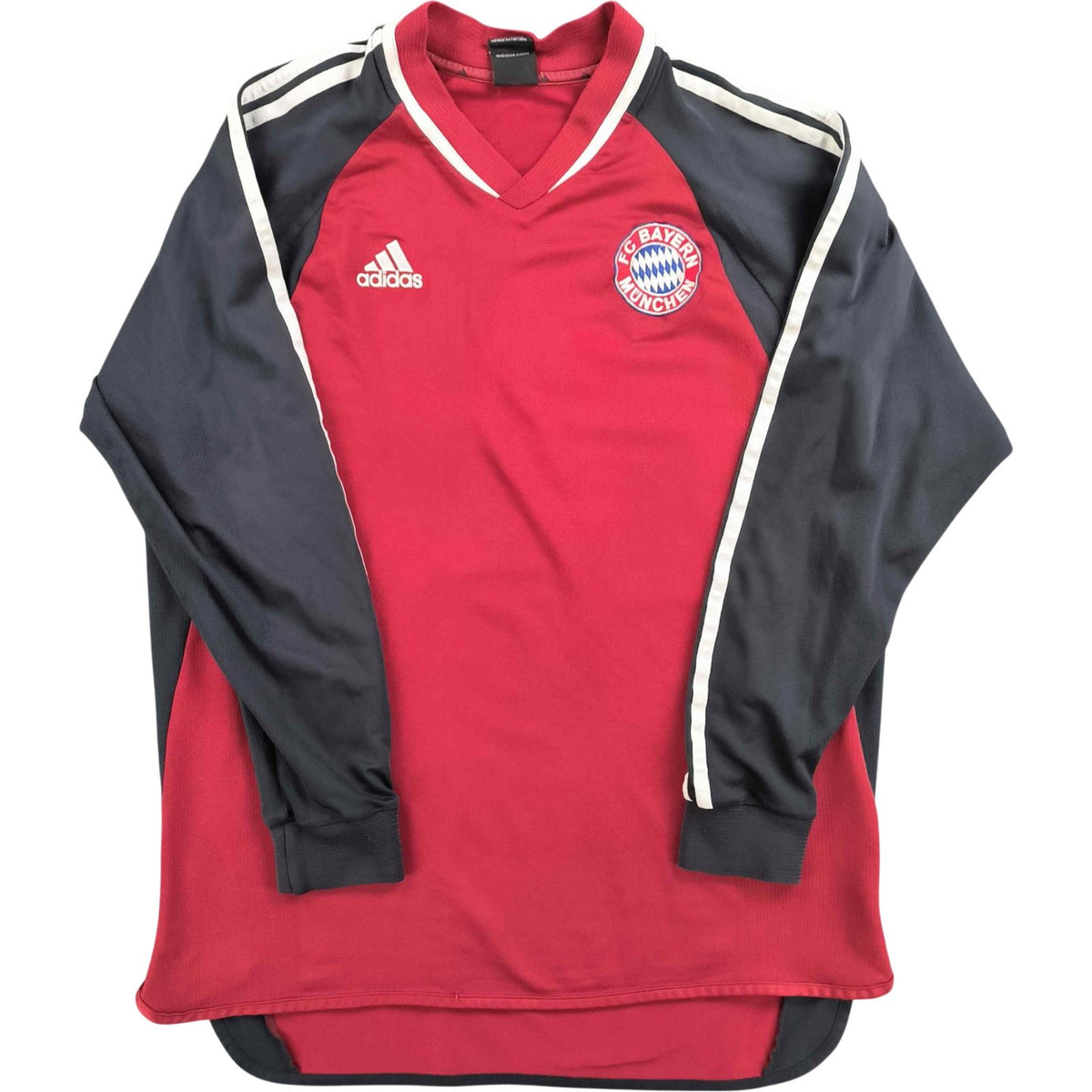 Bayern München 2001-03 Adidas home long sleeve football shirt size XL